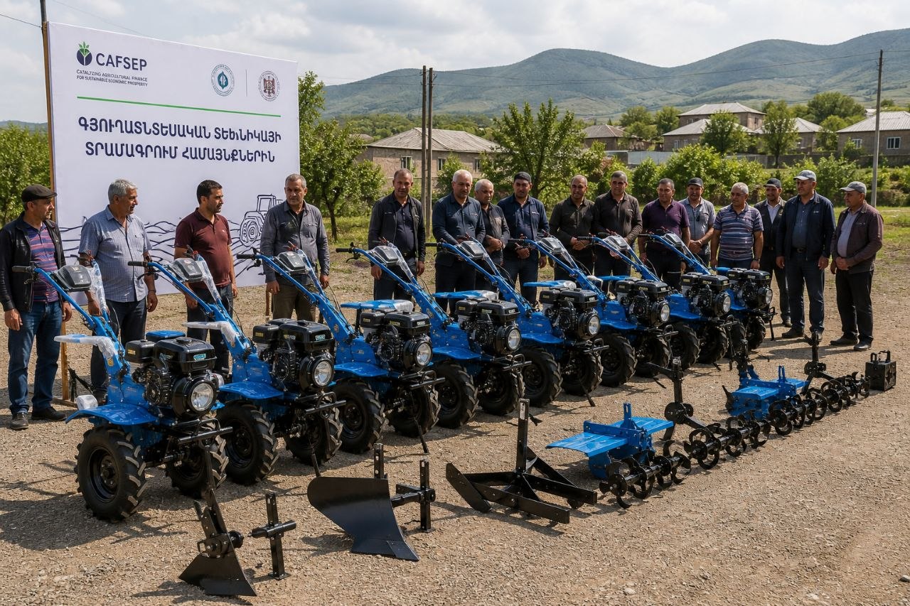 Շիրակի համայնքներին գյուղտեխնիկա է տրամադրվել