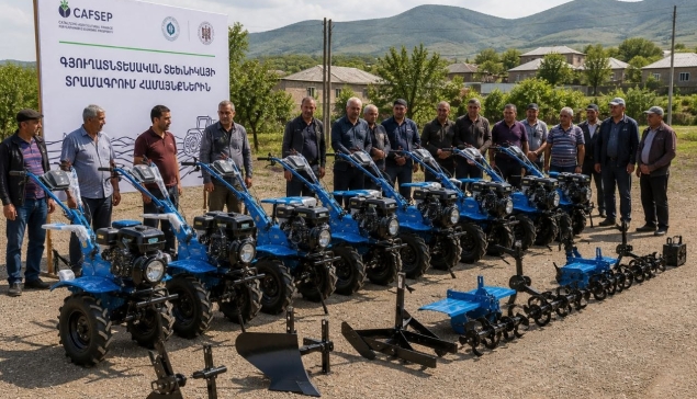 Շիրակի համայնքներին գյուղտեխնիկա է տրամադրվել