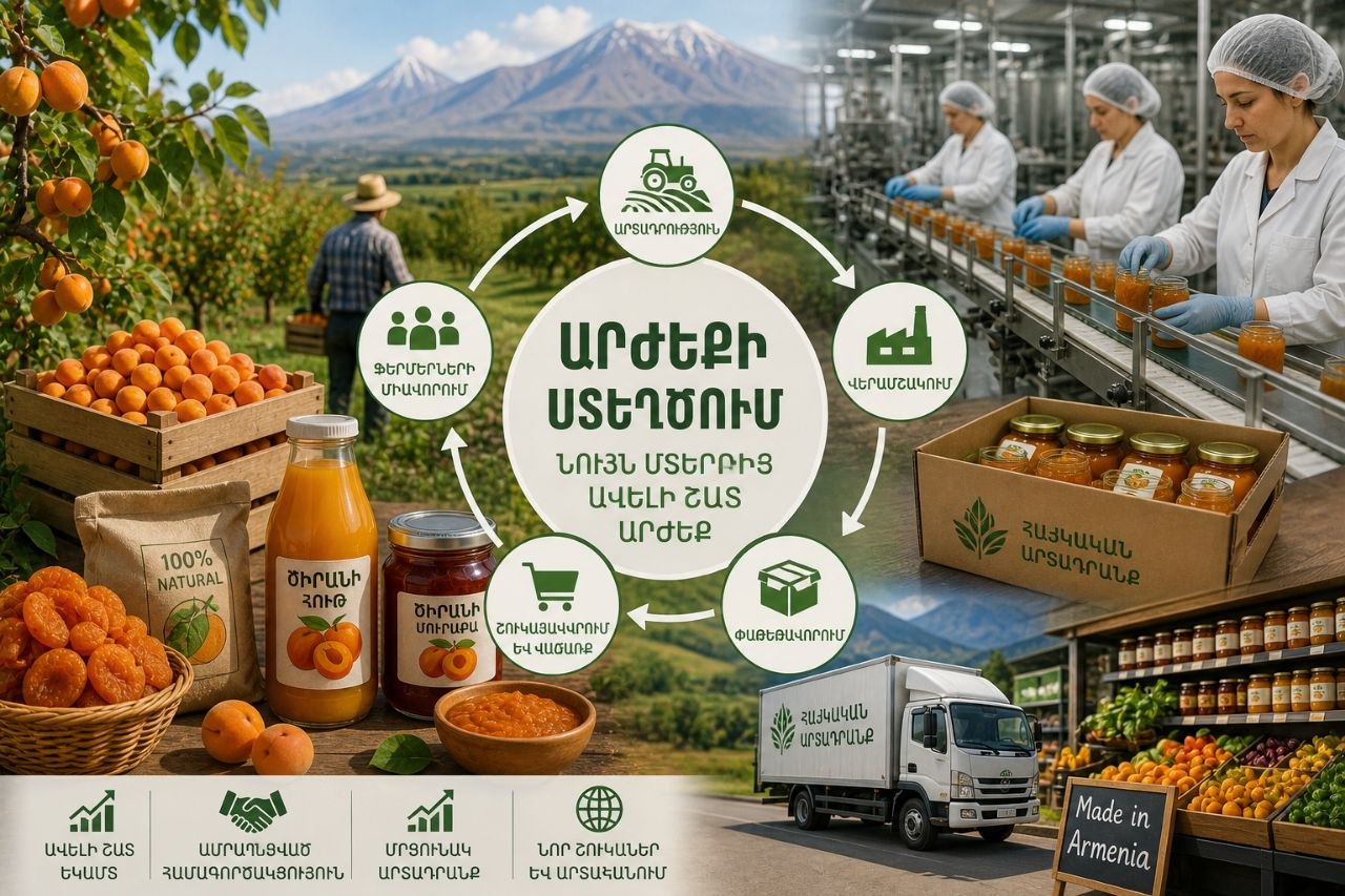 Գյուղմթերքից ավելի շատ արժեք ստանալը գյուղատնտեսության նոր ուղղություն