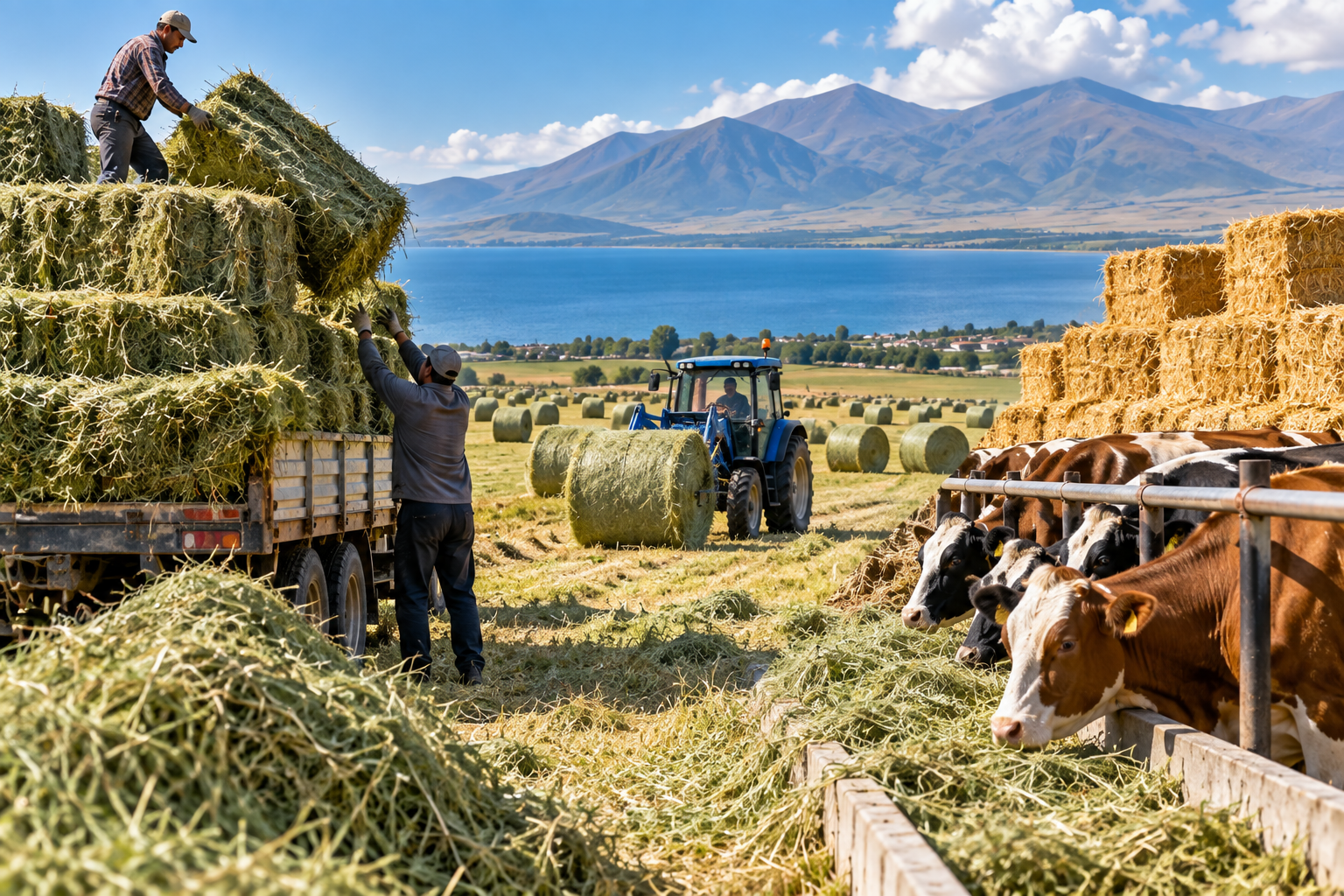 Գեղարքունիքում արդեն կուտակվել է 116 հազար տոննա խոտ