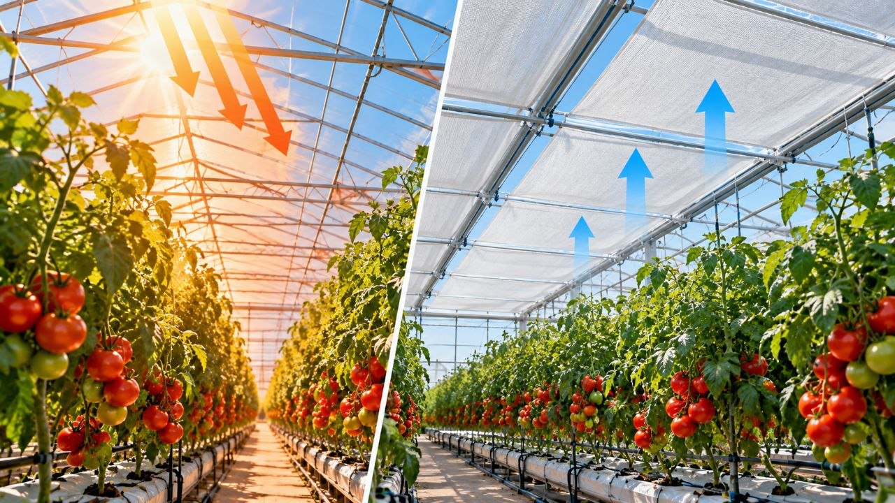 Ջերմոցի վարագույրը կարող է բարձրացնել բերքի ներուժը մինչև 25%