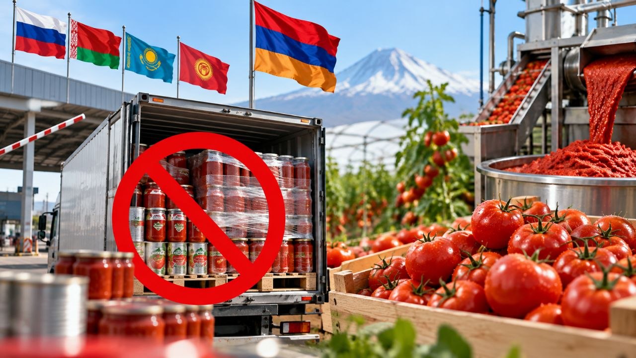 Հայաստանը սահմանափակել է տոմատի մածուկի ներմուծումը
