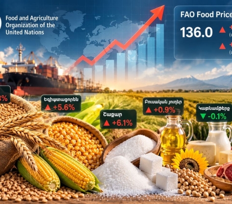 FAO-ն արձանագրում է համաշխարհային պարենային գների նոր աճ