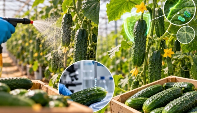 Վարունգի մեջ քիմիական մնացորդները նվազել են 88%-ով